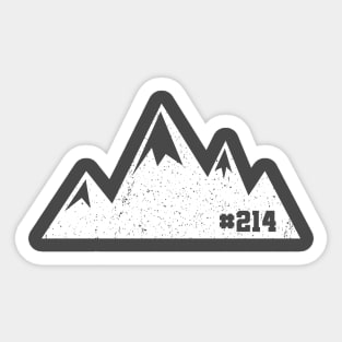 Walking the Wainwrights 214 - Lake District Cumbria Sticker